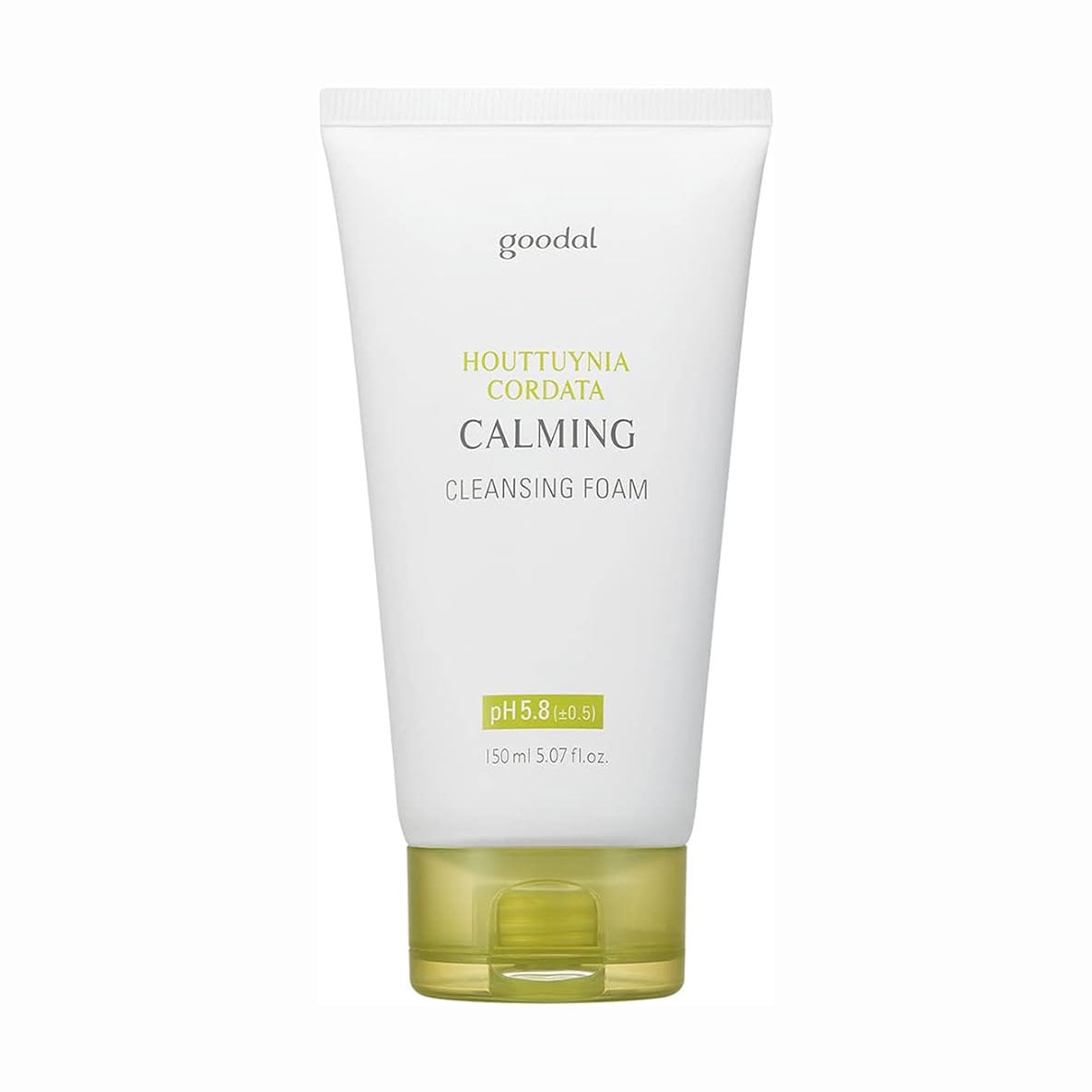 Уцінка! Заспокійлива пінка для вмивання Goodal Houttuynia Cordata Calming Cleansing Foam pH 5.8, 150 мл
